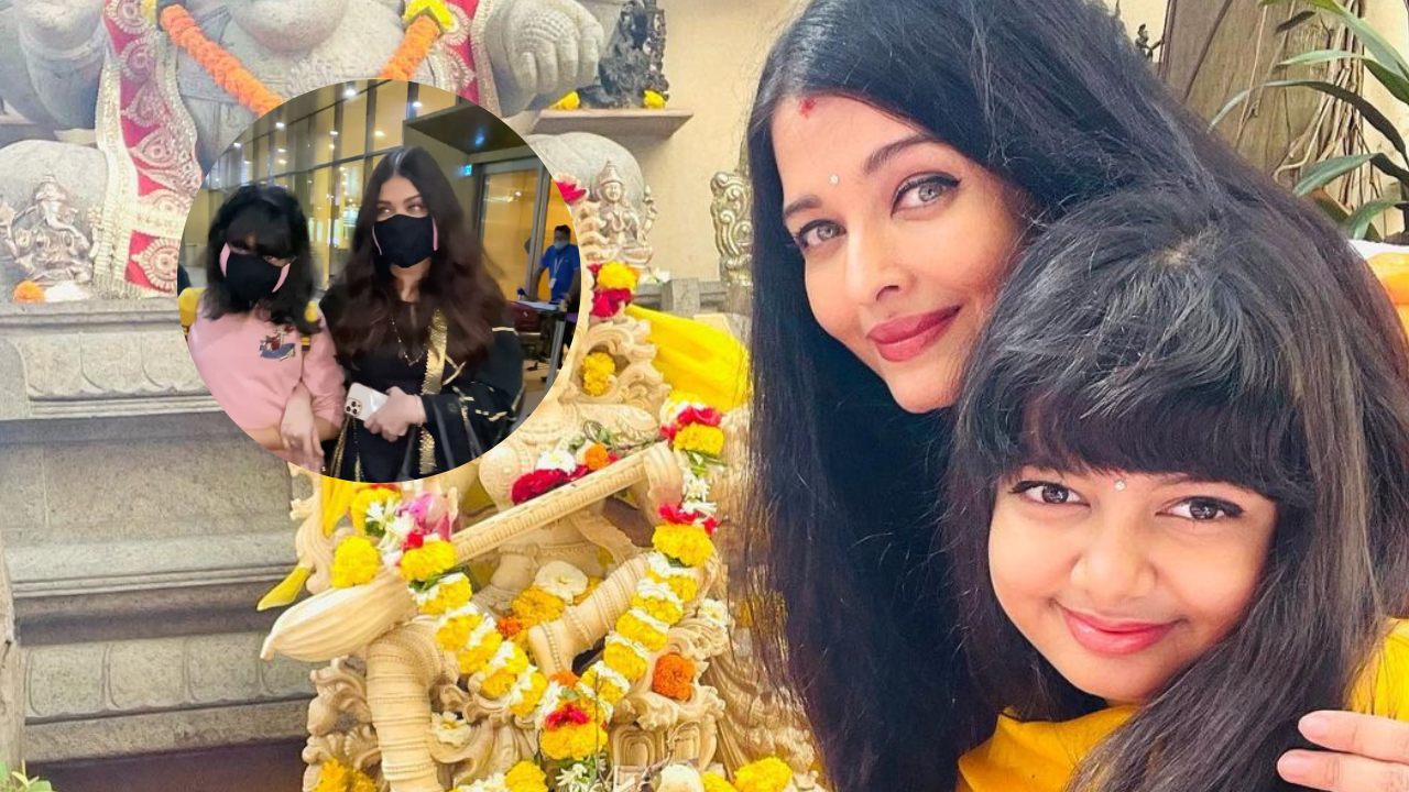 Aishwarya, Aaradhya return from Abu Dhabi