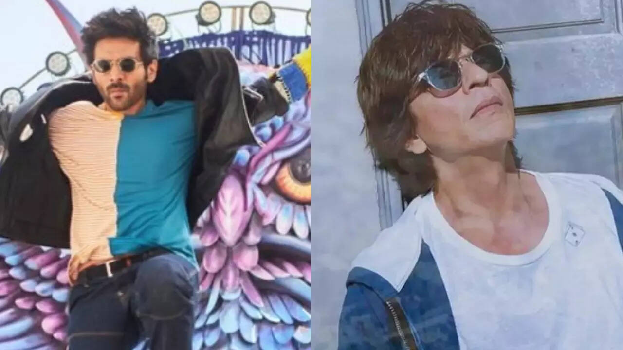 Kartik Aaryan and SRK