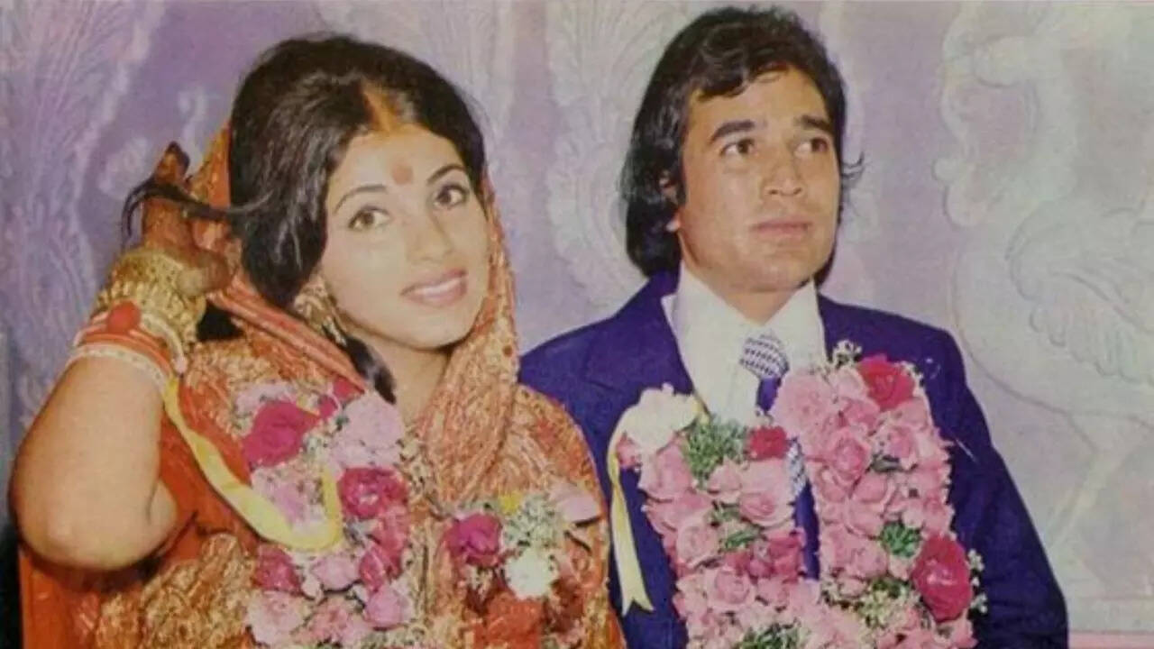 Dimple Kapadia and Rajesh Khanna