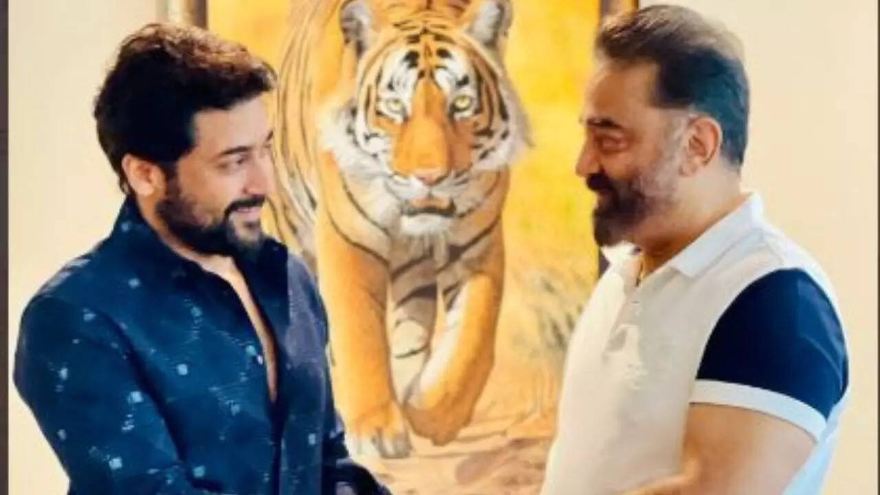 Suriya and Kamal Haasan