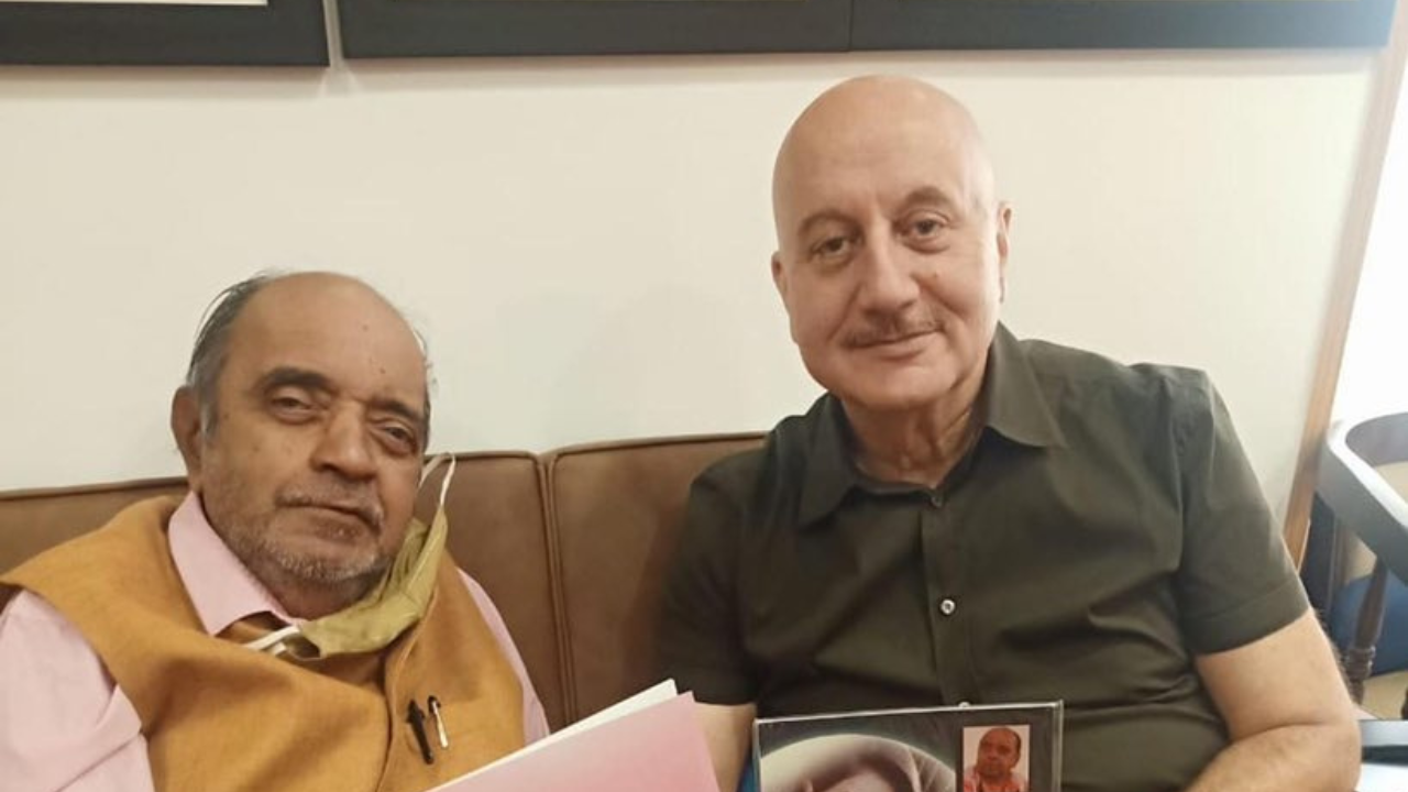 Anupam Kher and Ali Peter John