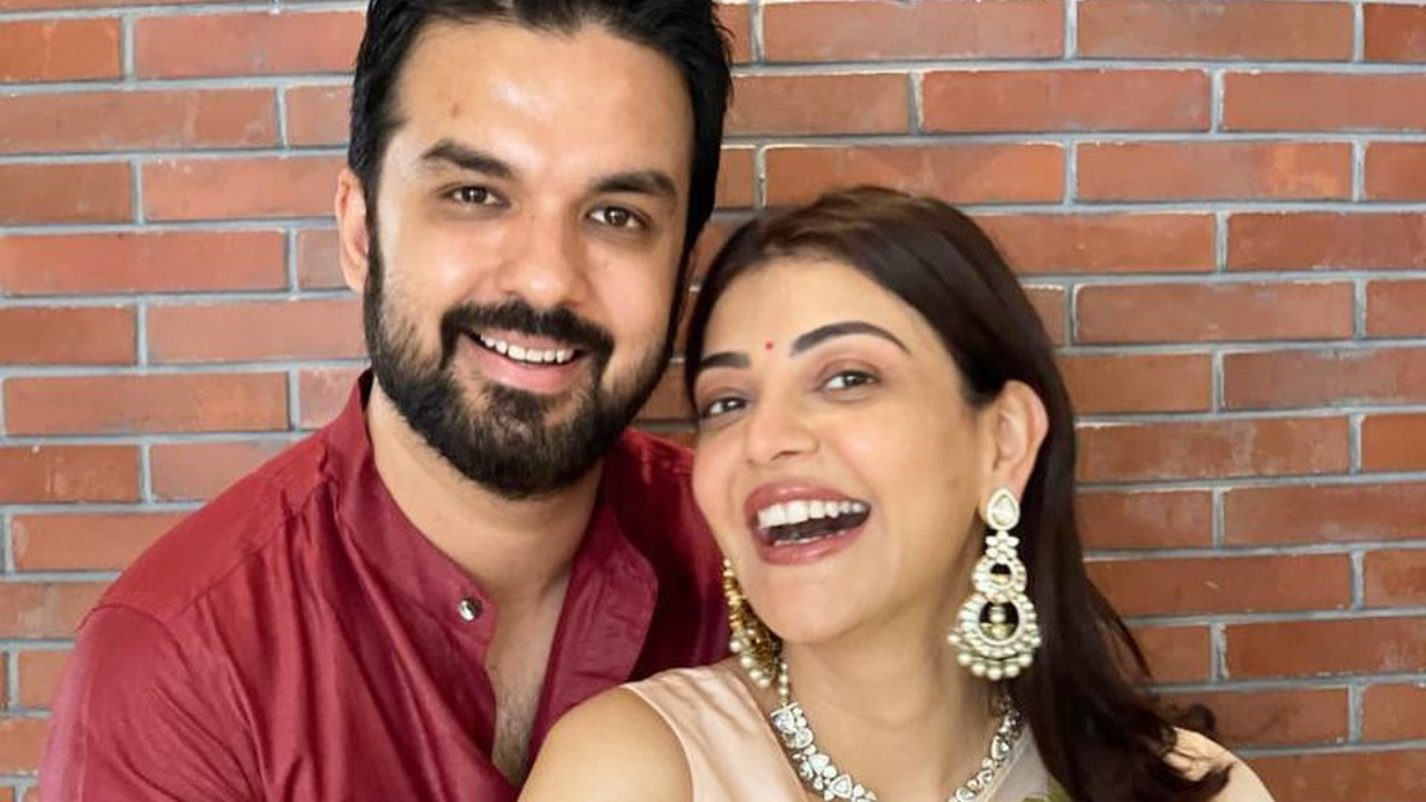 Kajal Aggarwal with husband Gautam