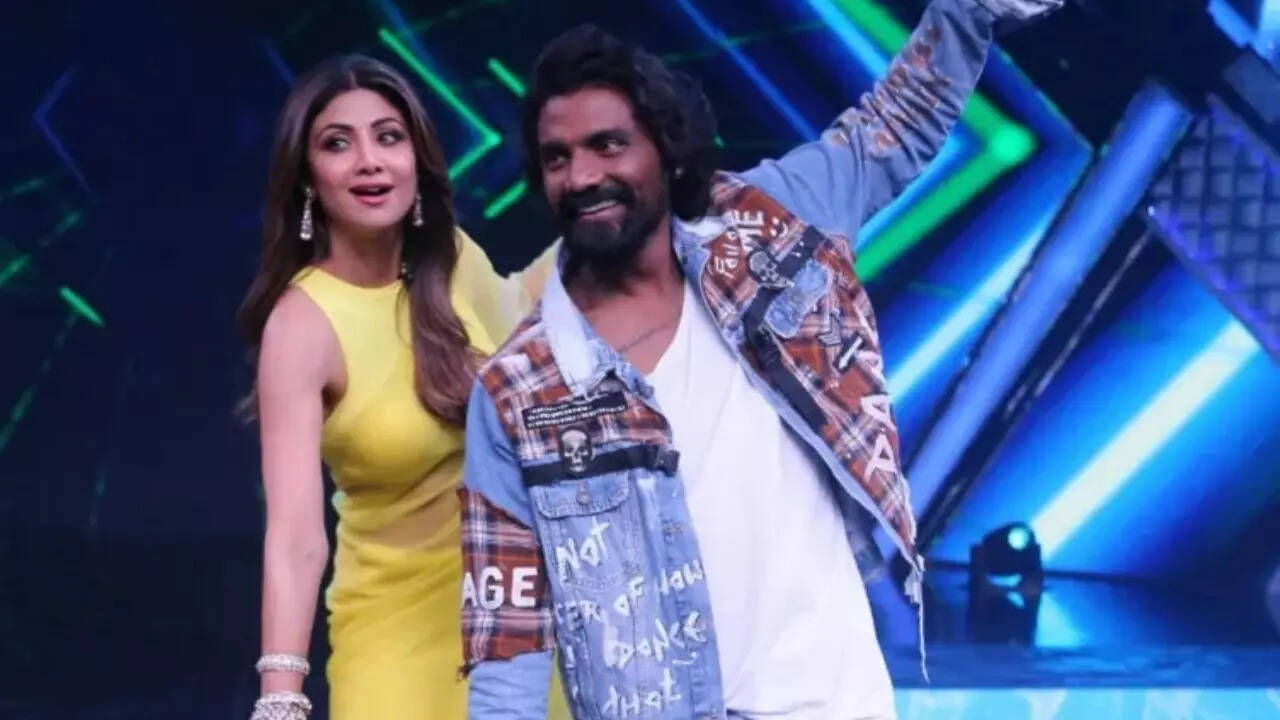 Shilpa and Remo on sets of DID