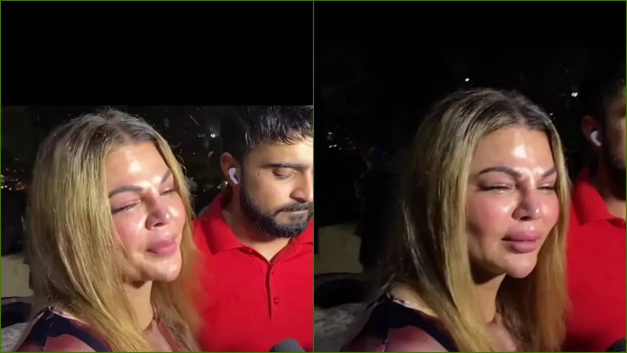 Rakhi Sawant breaks down in tears