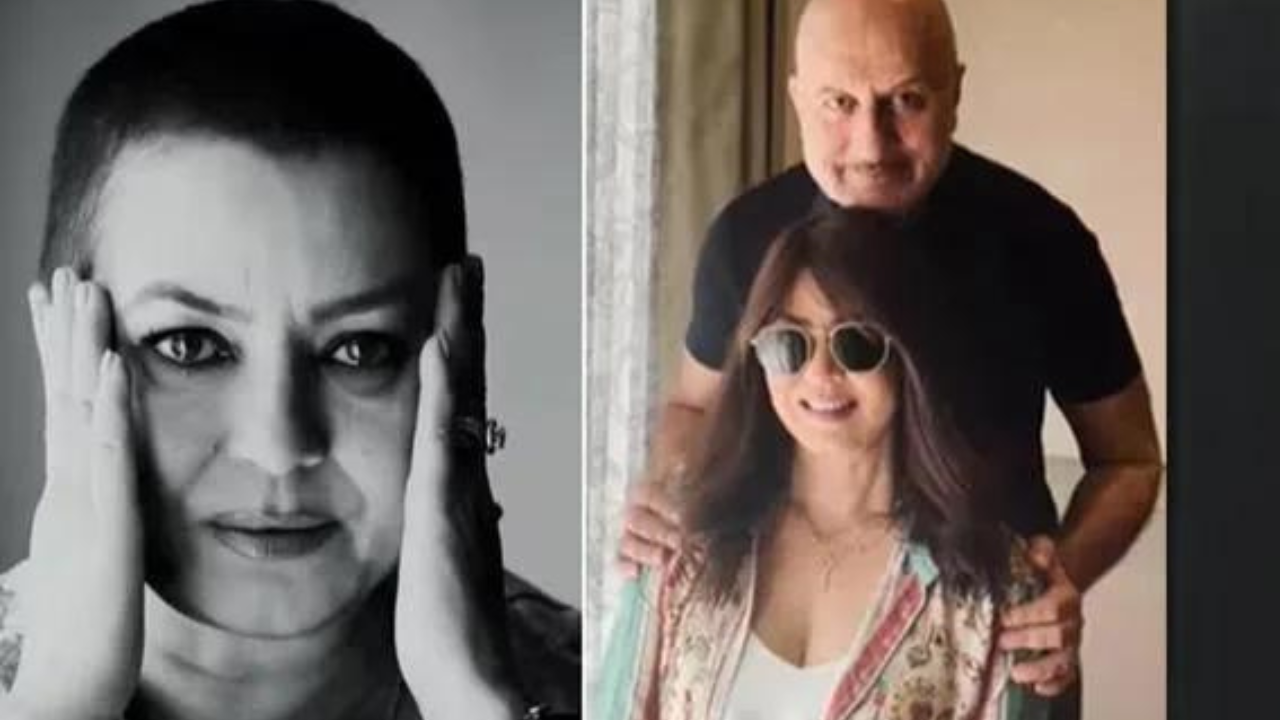 Anupam Kher with Mahima Chaudhry