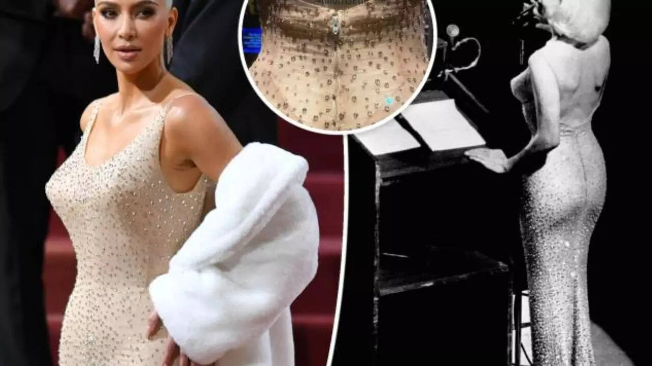 Marilyn Monroe's iconic dress allegedly damaged after Kim Kardashian's Met Gala outing