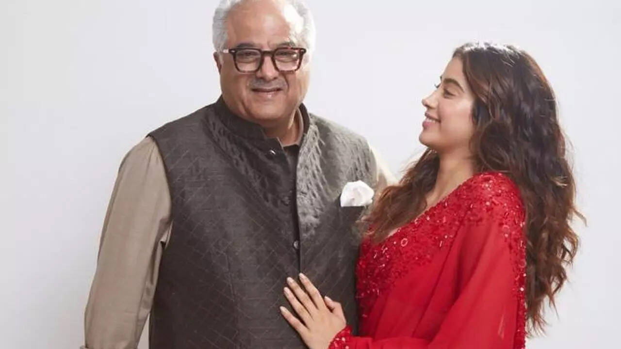 Boney Kapoor, Janhvi Kapoor