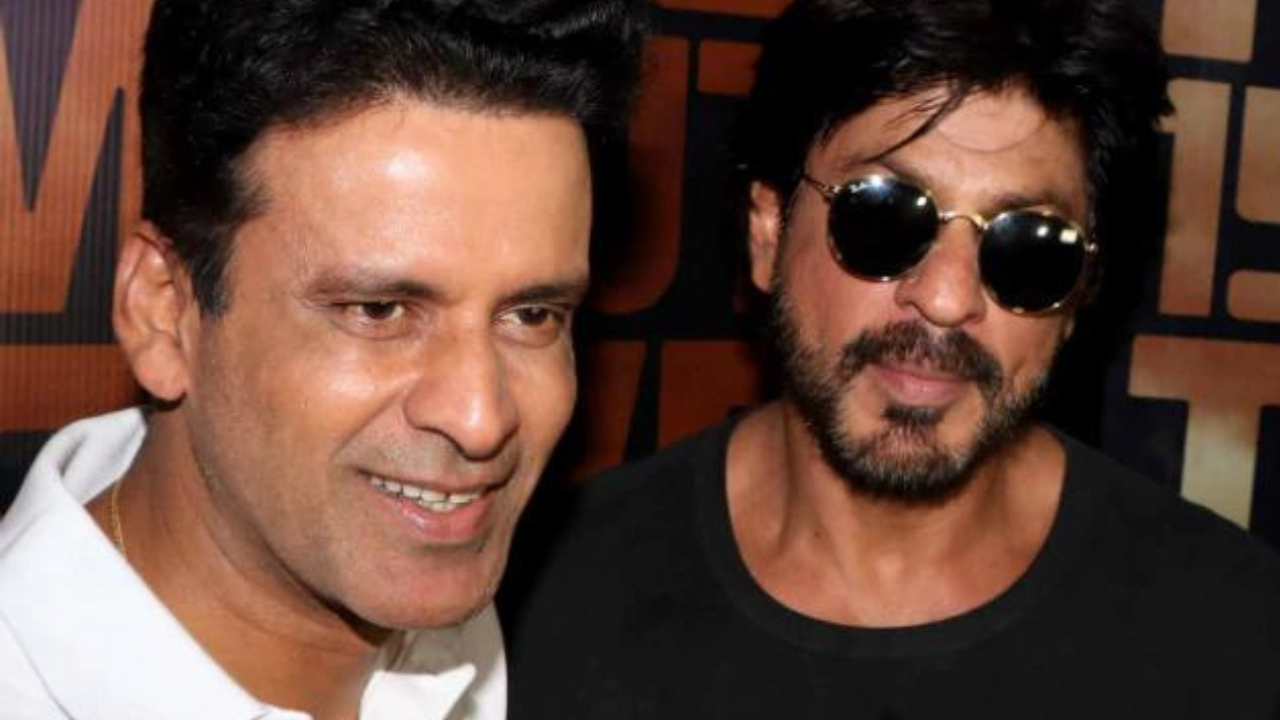 Manoj Bajpayee with Shah Rukh Khan