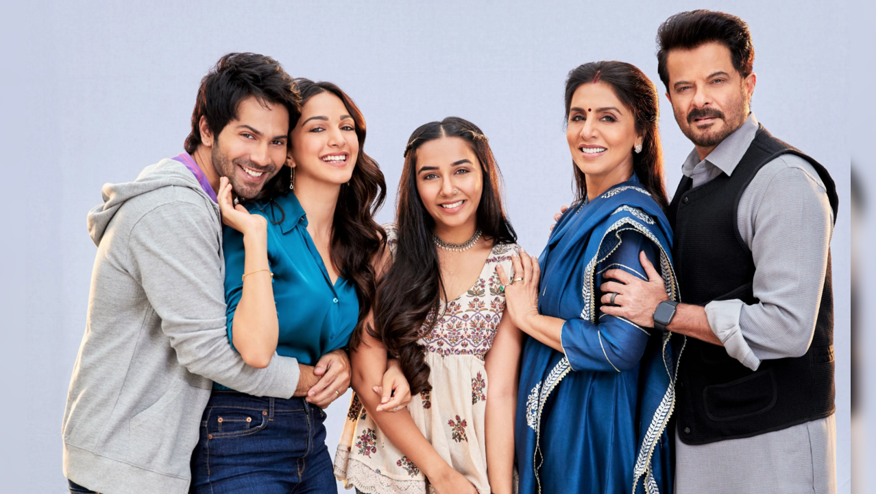 Varun Dhawan, Kiara Advani, Prajakta Koli, Neetu Kapoor and Anil Kapoor