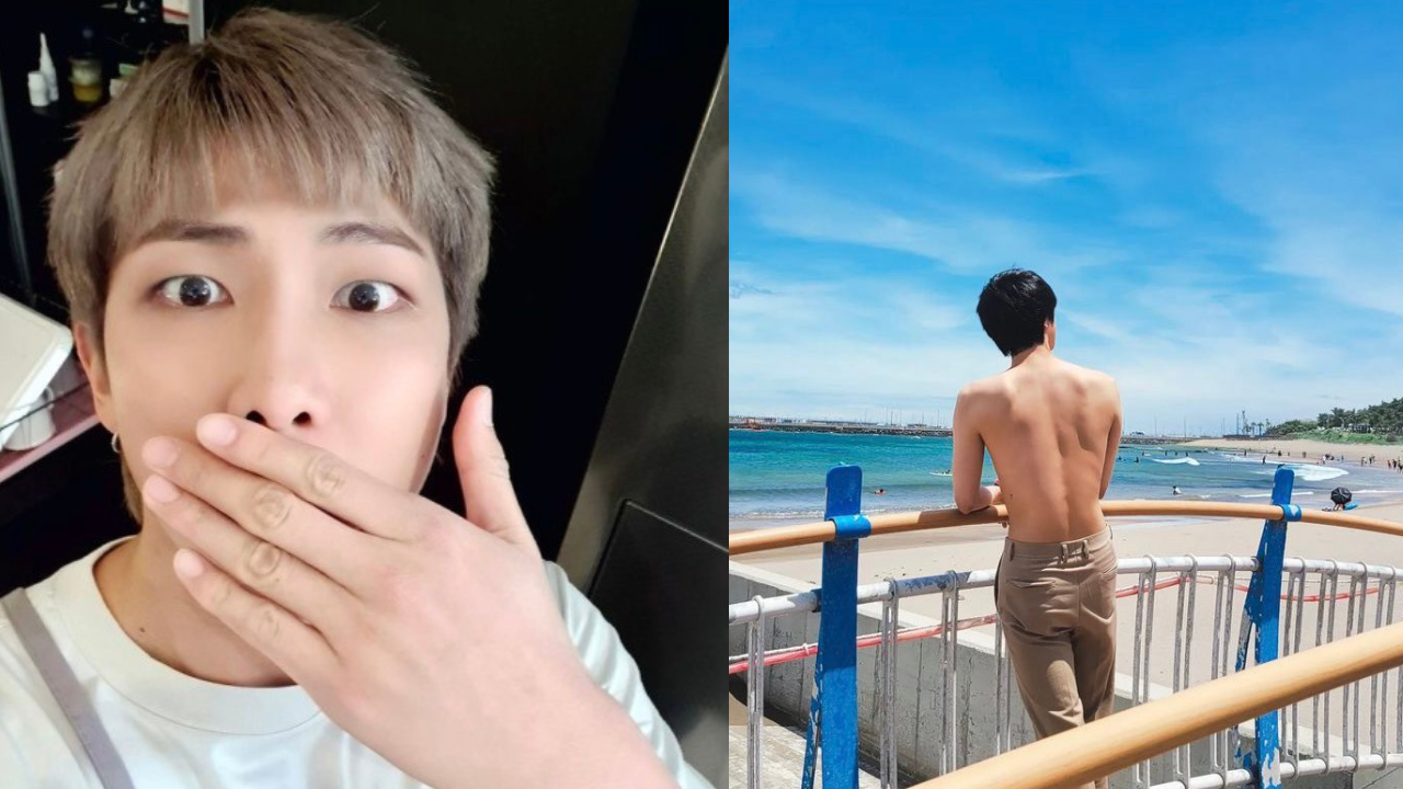 BTS' RM reacts to Jin's shirtless picture