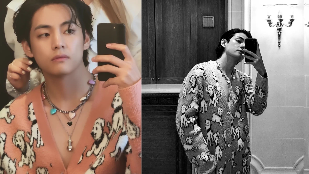 BTS' V's pricey cardigan