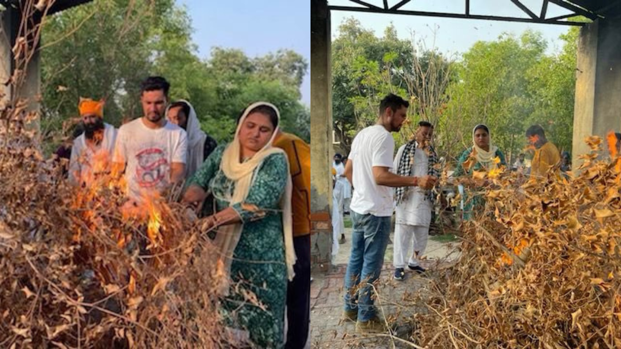 Randeep Hooda performs last rites of Dalbir Kaur