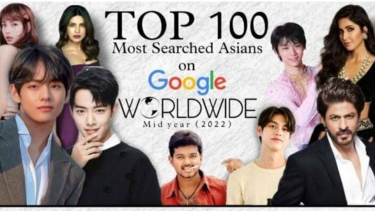 Most Searched Asians on Google list