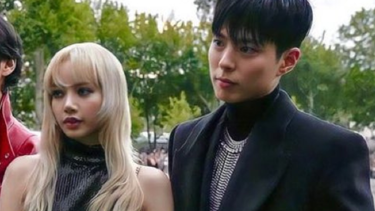 Blackpink's Lisa with Bo gum