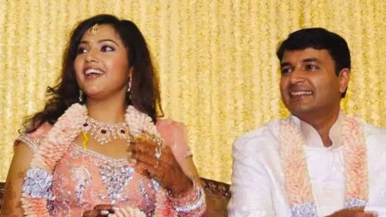 Meena with her late husband