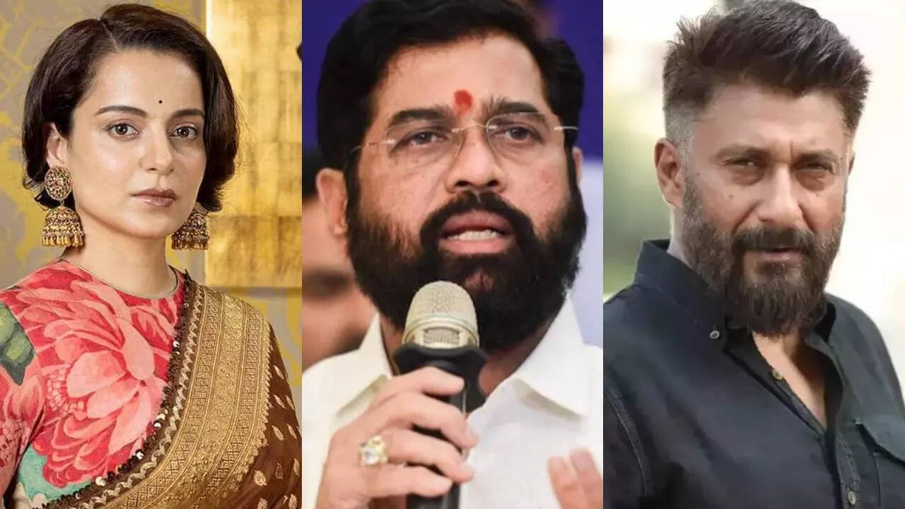 Kangana Ranaut, Vivek Agnihotri and others congratulate Eknath Shinde on becoming Maharashtra's new CM