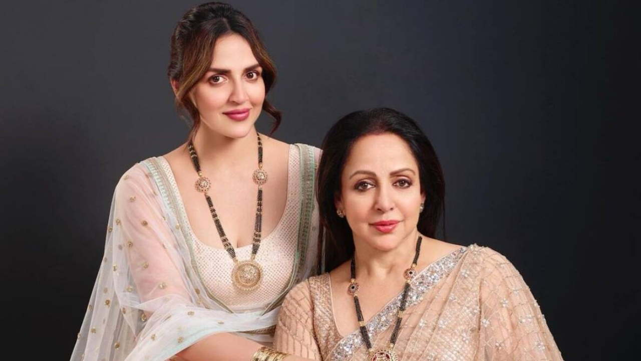 Esha Deol and Hema Malini