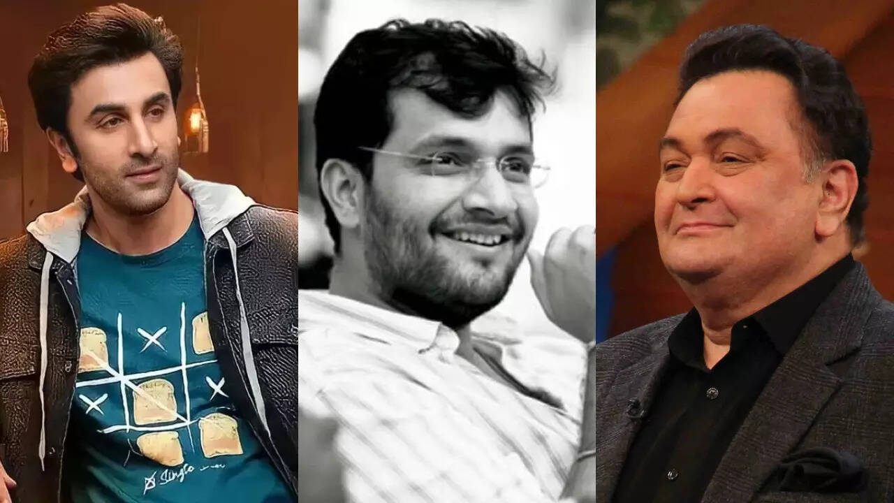 Karan Malhotra, Ranbir Kapoor and Rishi Kapoor