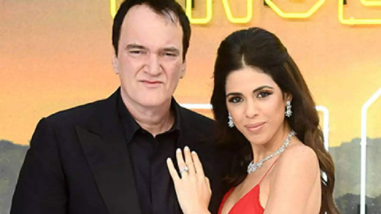 Quentin Tarantino and his wife Daniella