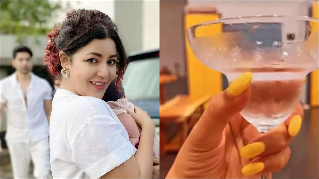 Debina reacts to fan asking her if she has started drinking after daughter's birth