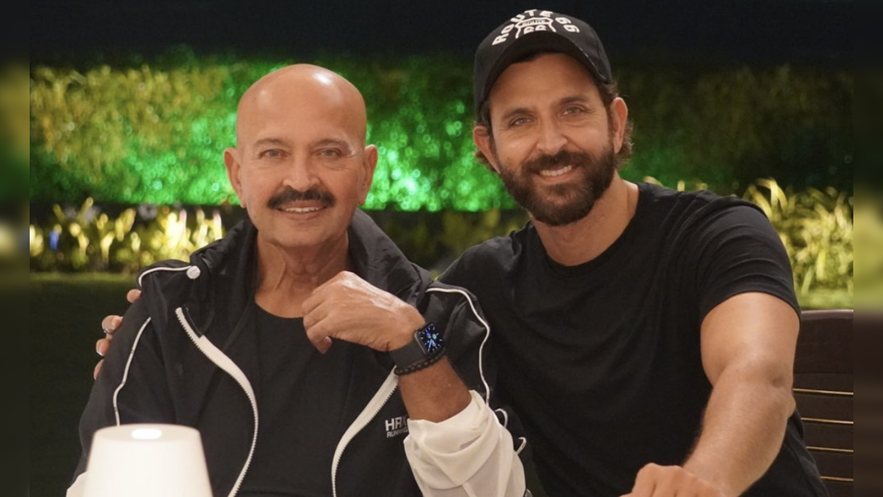 Rakesh Roshan and son Hrithik Roshan