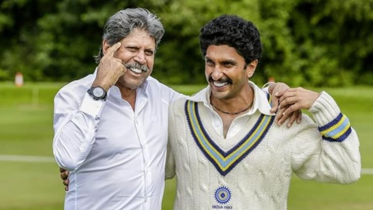 Ranveer Singh with Kapil Dev