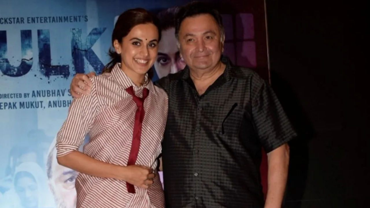 Taapsee Pannu and Rishi Kapoor