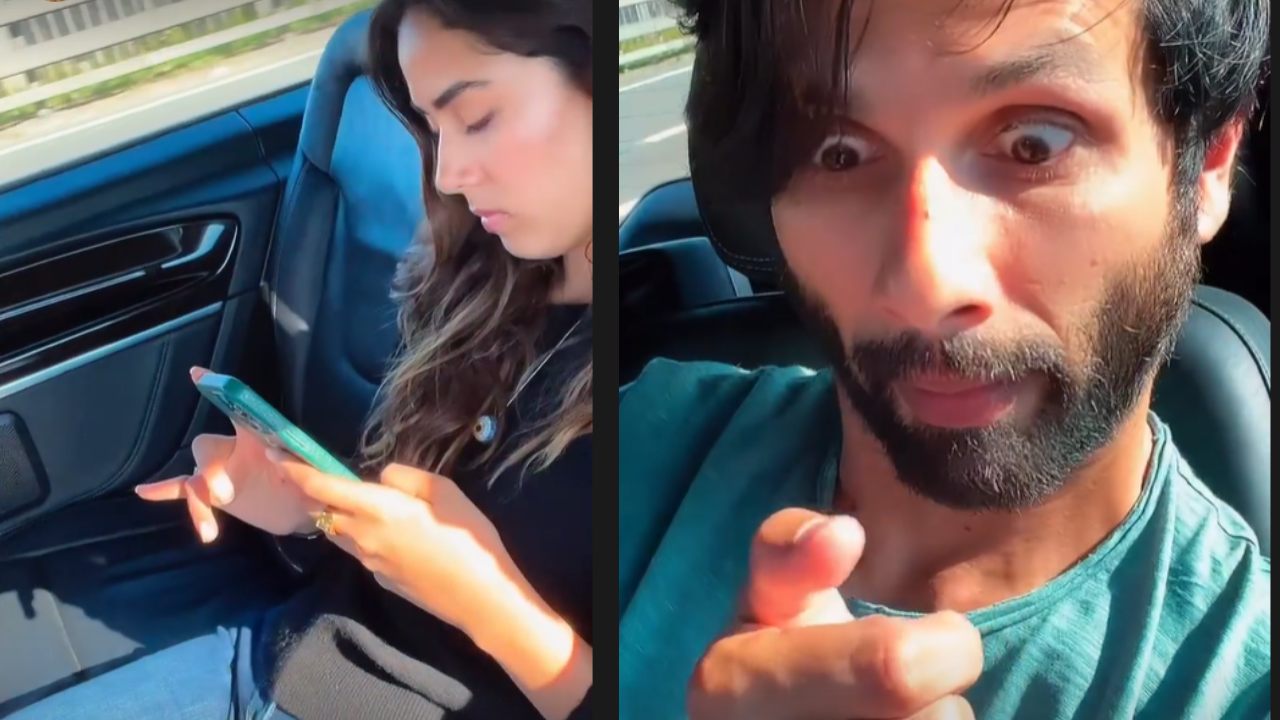 Shahid Kapoor pokes fun at Mira Rajput