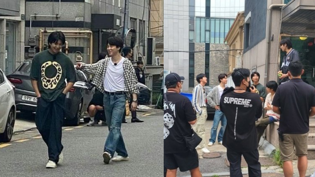 BTS spotted filming for a mystery project