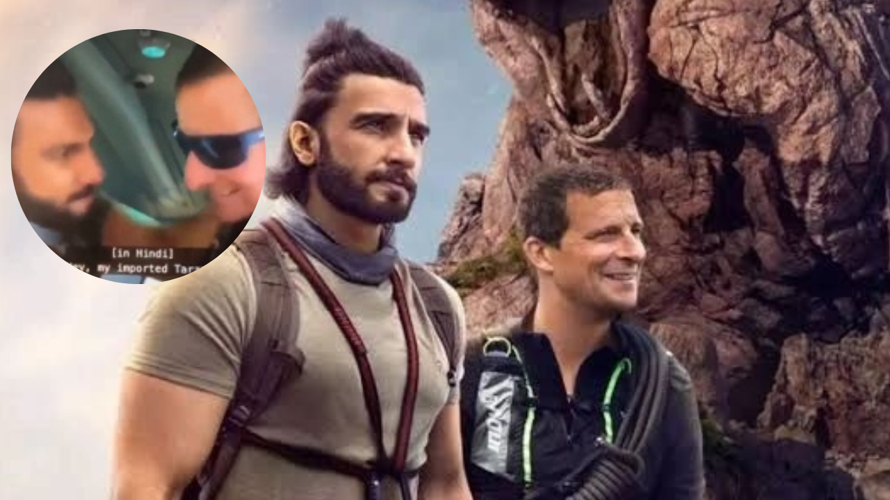 Ranveer Singh gets brutally trolled for showering Bear Grylls with kisses