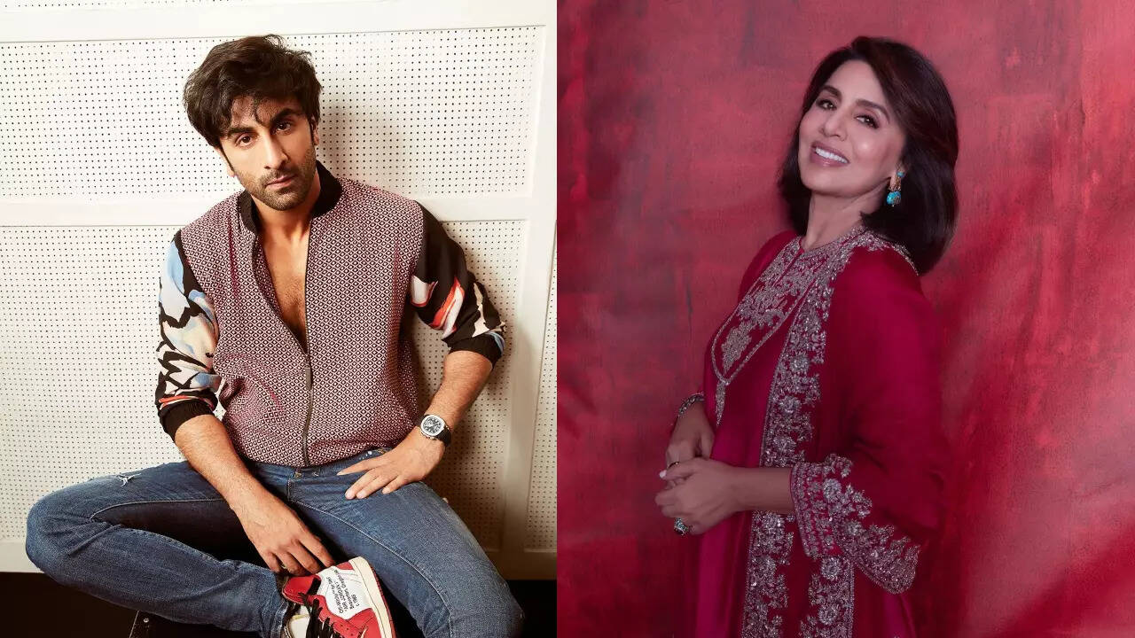 Neetu Kapoor and Ranbir Kapoor