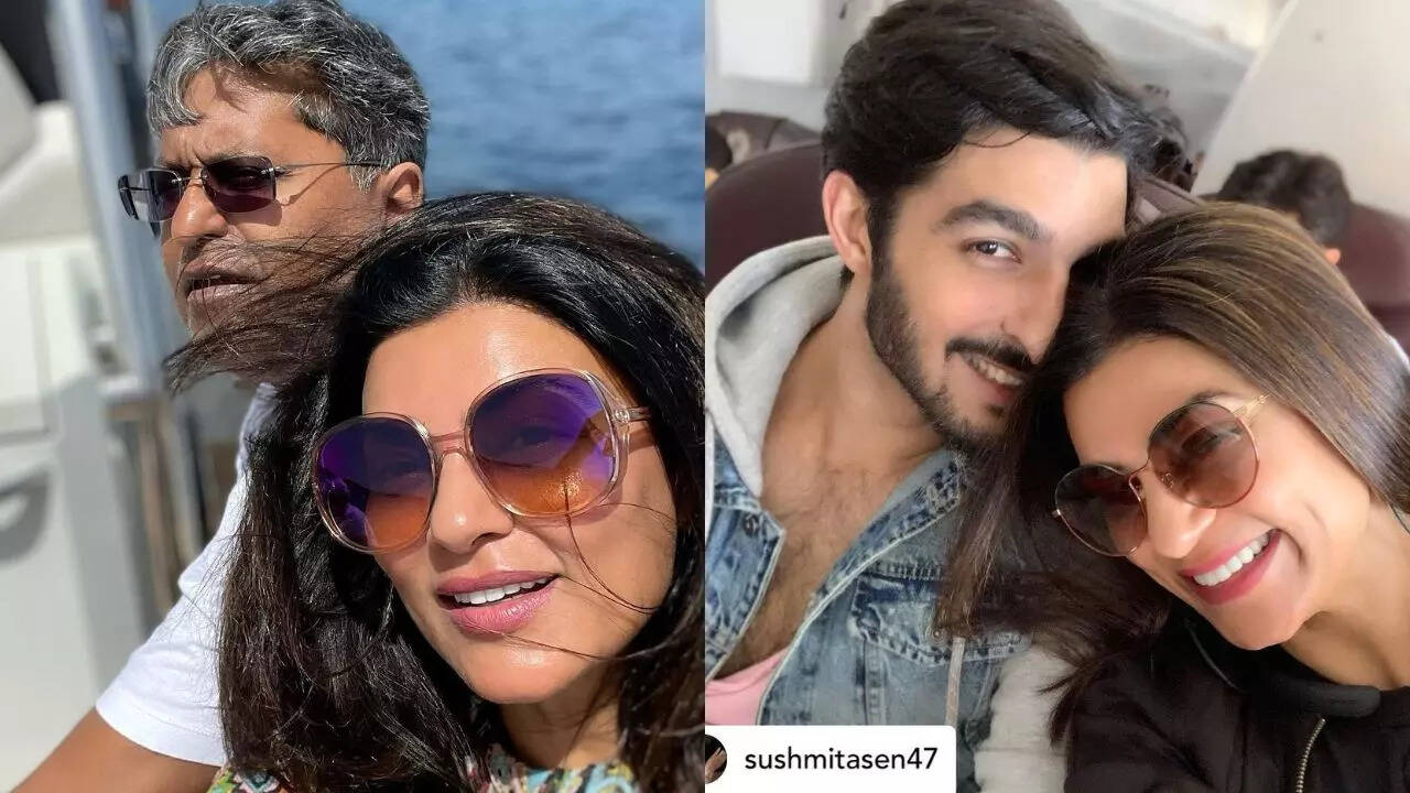 Lalit Modi, Sushmita Sen, Rohman Shawl