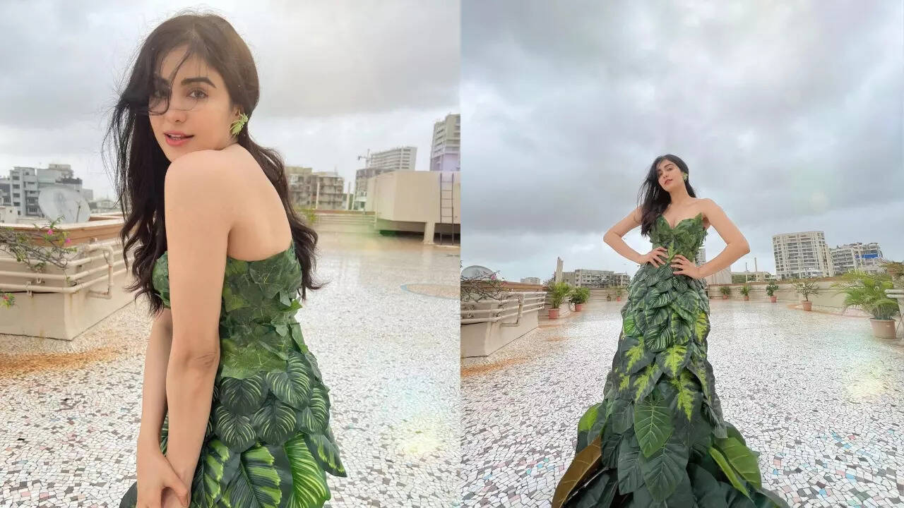 Adah Sharma gets trolled for wearing gown made of leaves, netizens call her 'female Tarzan' - see pics