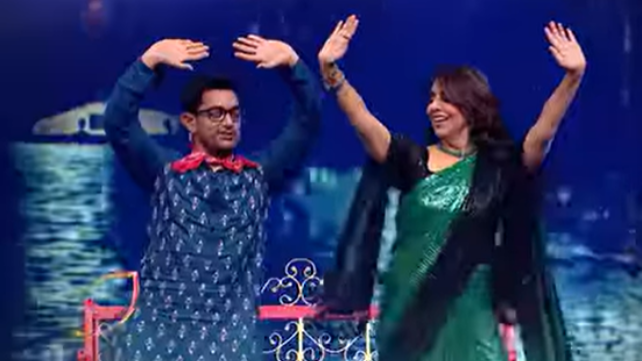 Aamir Khan and Neetu Kapoor