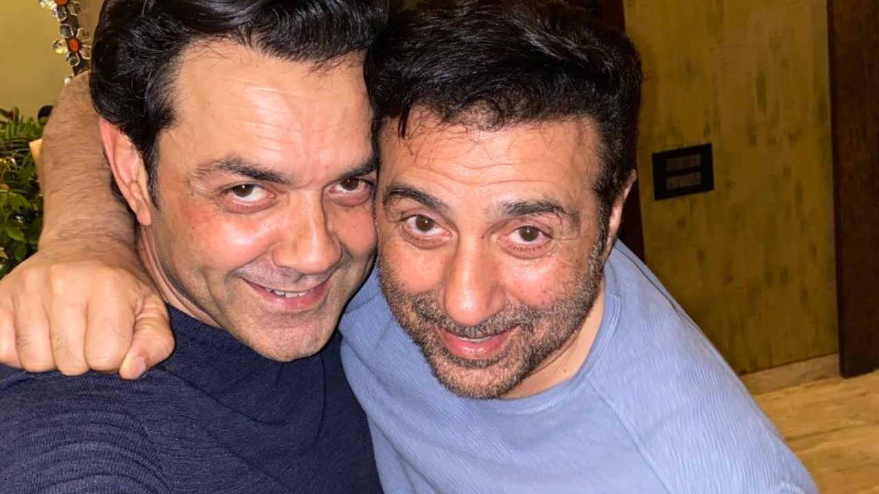 Bobby Deol with brother Sunny Deol