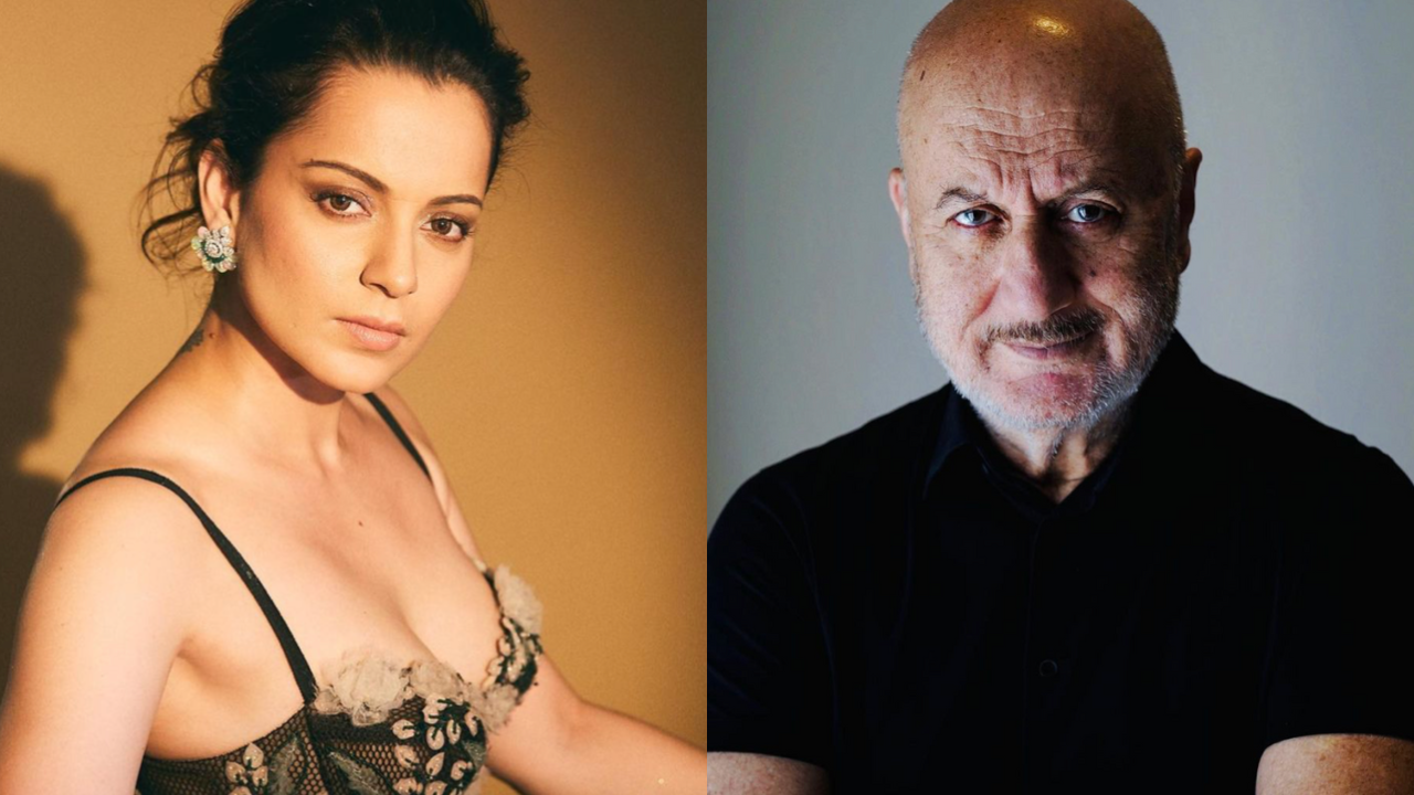 Kangana and Anupam