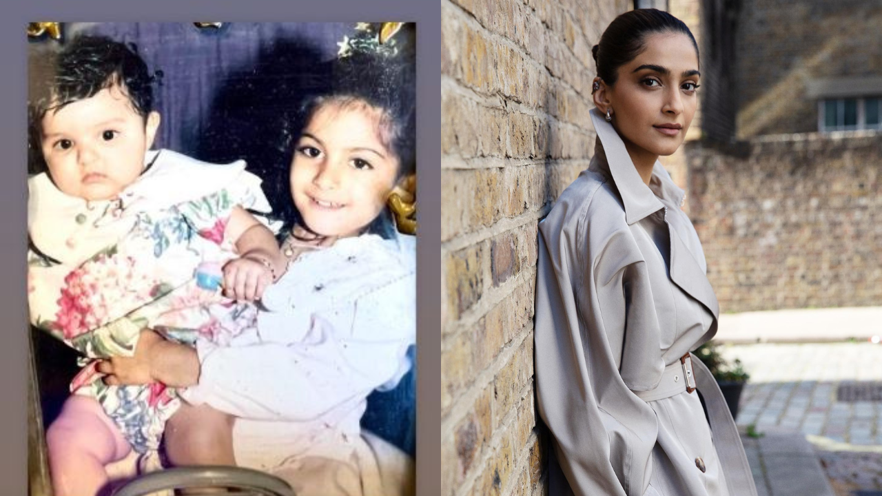 Sonam Kapoor reacts to image of Anshula and Rhea from their childhood days