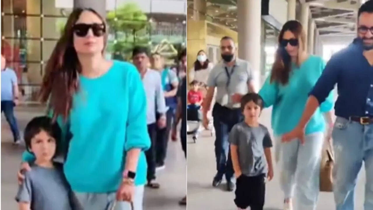 Kareena Kapoor Khan, Saif Ali Khan, Taimur Ali Khan