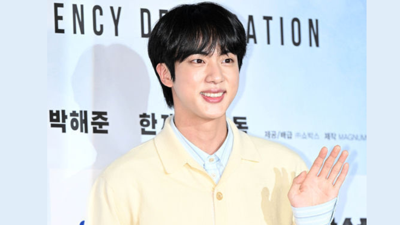 BTS' Jin makes appearance at VIP premiere