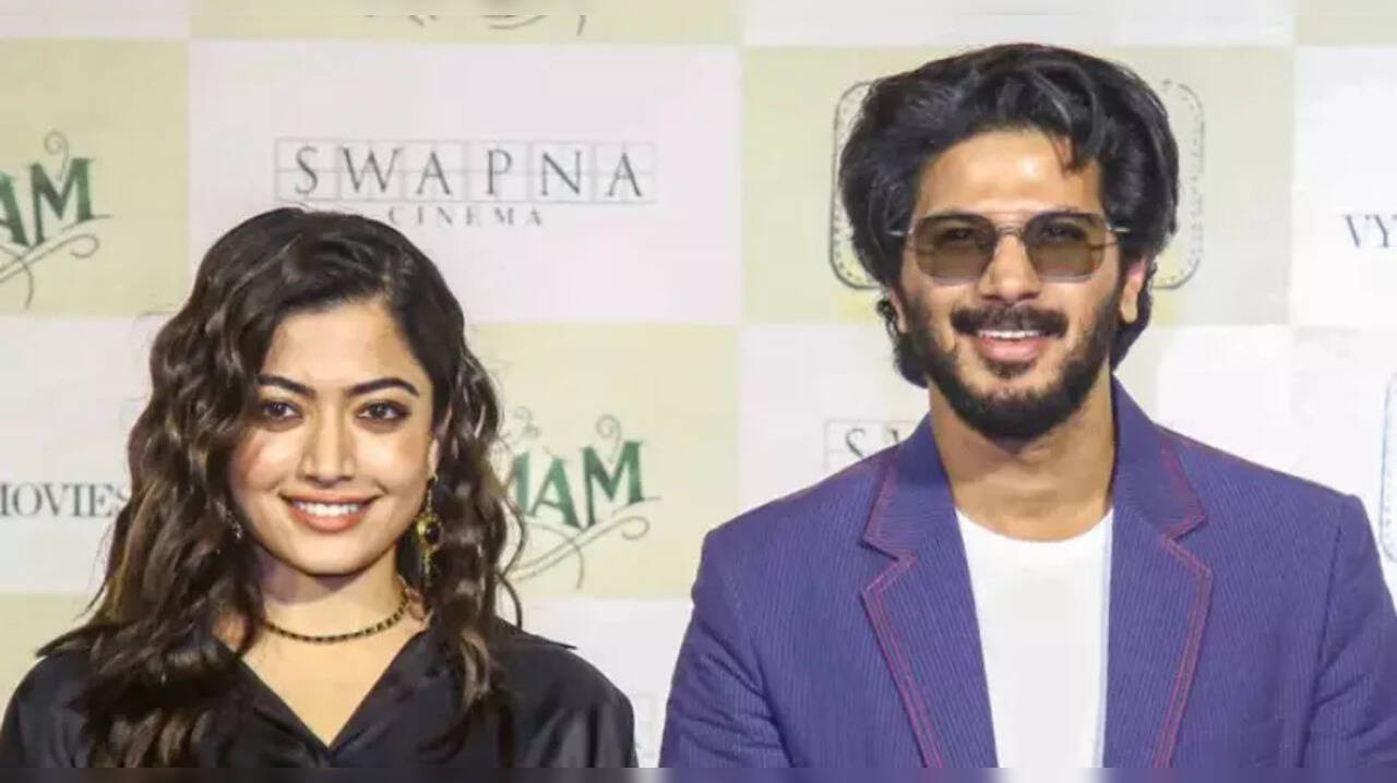 Rashmika and Dulquer Salmaan