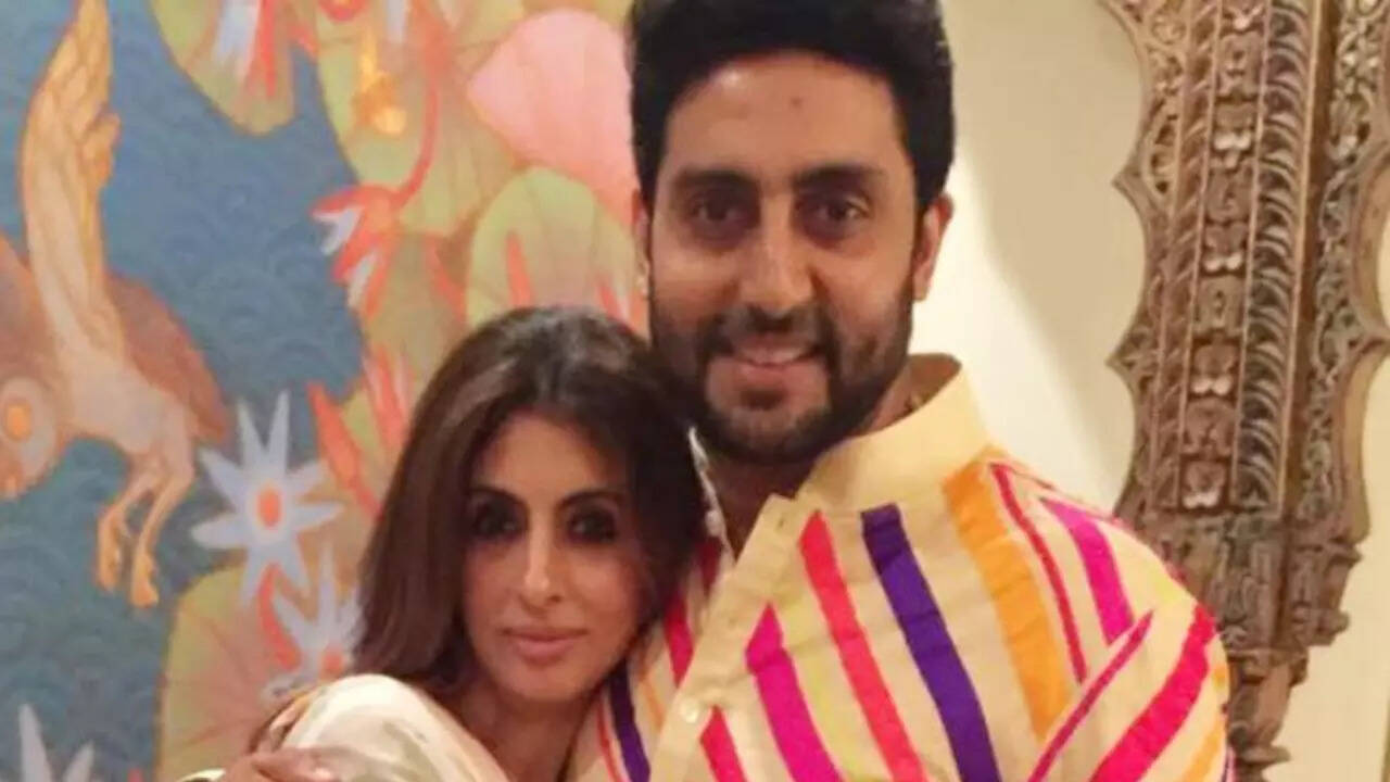 Shweta Bachchan and Abhishek Bachchan