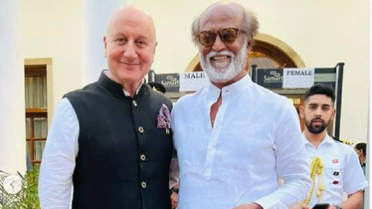 Anupam Kher, Rajinikanth