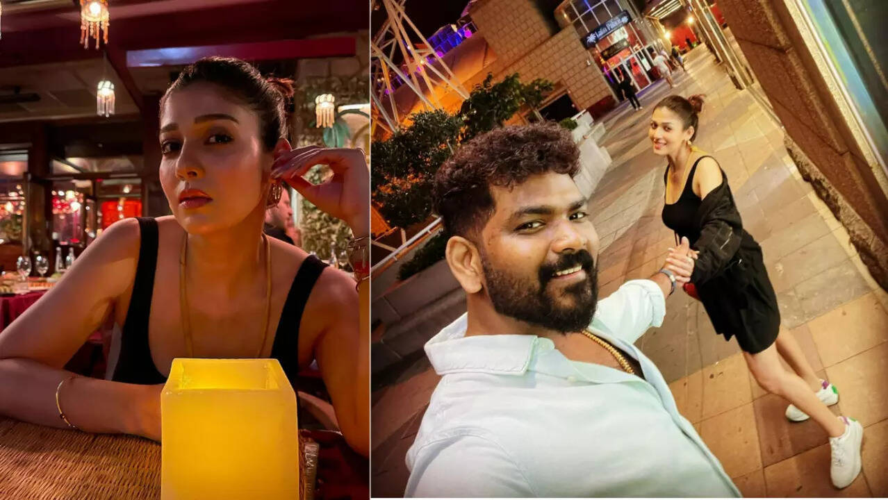 Nayanthara with her husband Vignesh Shivan