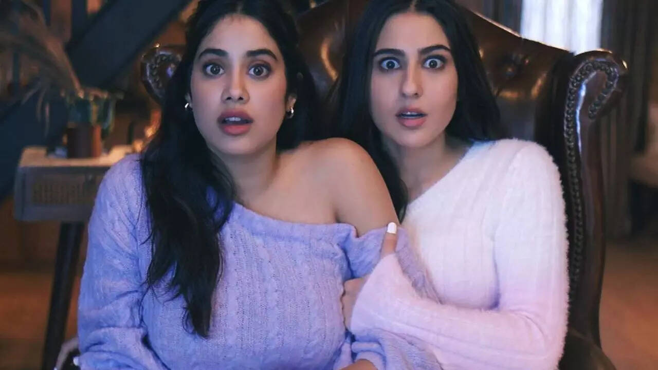 Sara Ali Khan and Janhvi Kapoor