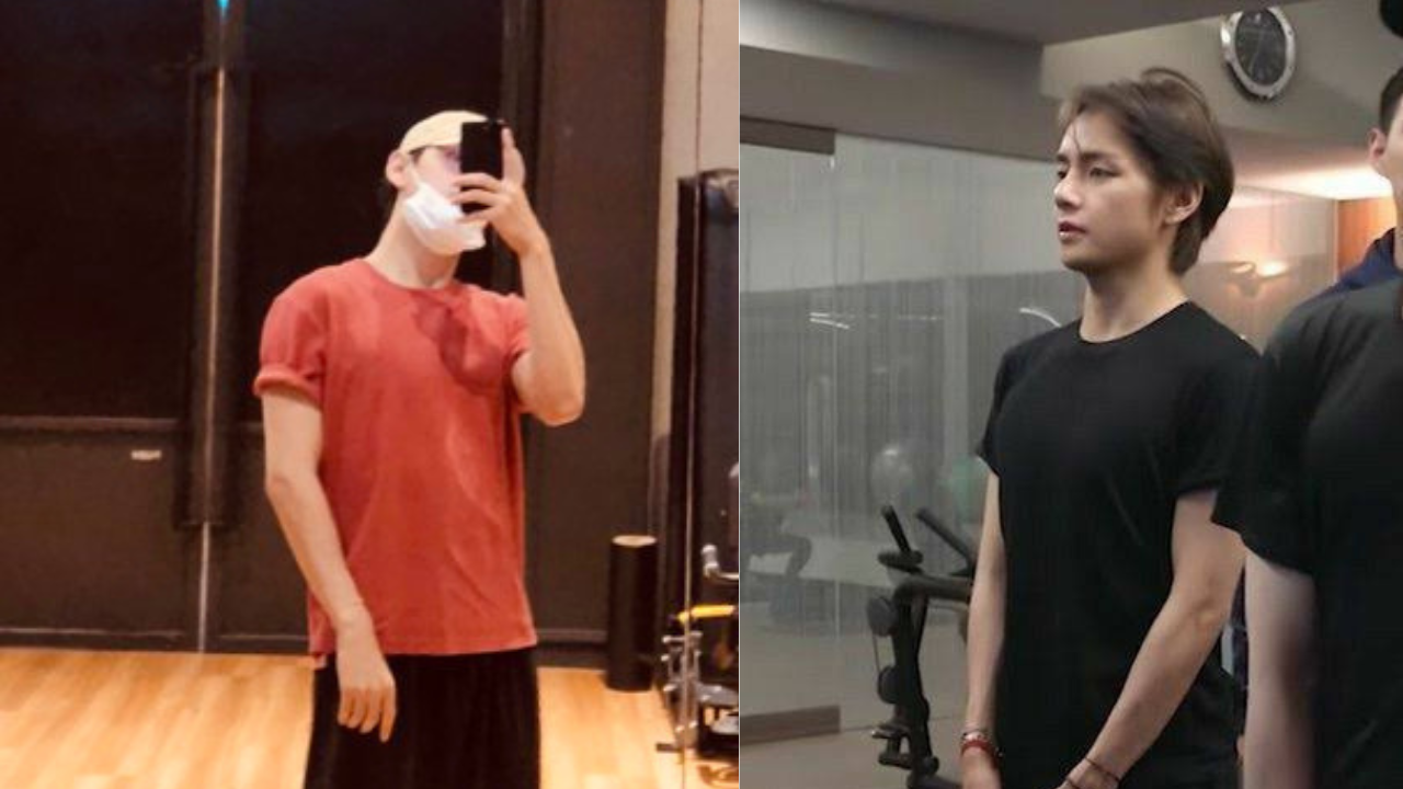 BTS' V hits the gym