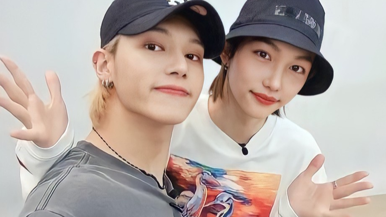 ATEEZ's Wooyoung and Stray Kids' Felix