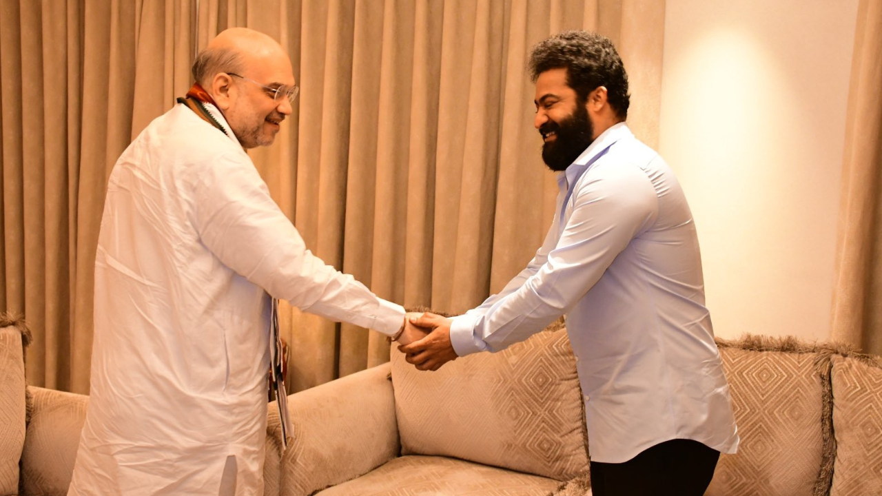 Amit Shah meets Jr NTR