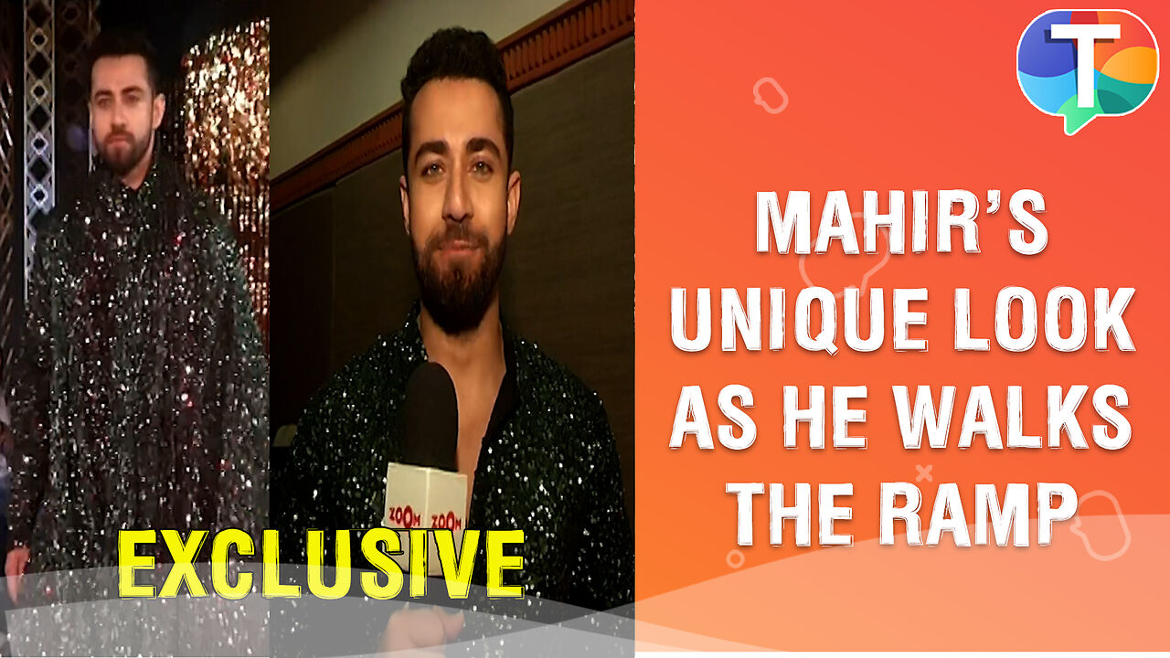 Mahir Pandhi’s UNIQUE style as he walks the ramp | Exclusive | Zoom TV