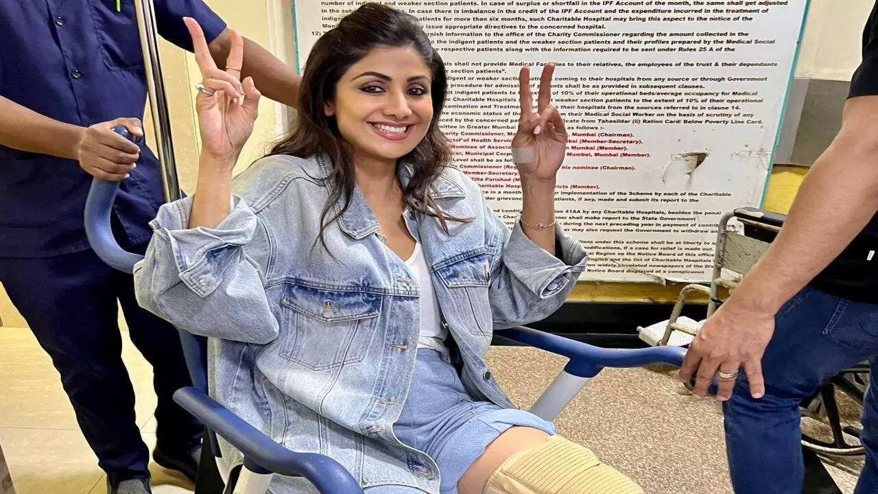 Shilpa Shetty continues to spread 'positive vibes' after leg injury, writes, 'Everything happens for a reason'