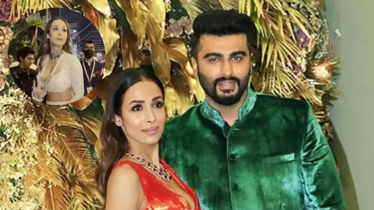 Malaika Arora is a desi princess as she arrives for Kunal  Rawal's pre-wedding bash with beau Arjun Kapoor - watch